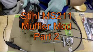 Stock Muffler vs Muffler Mod - More Power From My Chainsaw! 2 of 2 - #5