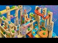 Marble Run Race ASMR Rollercoaster Silent Chimes Silence