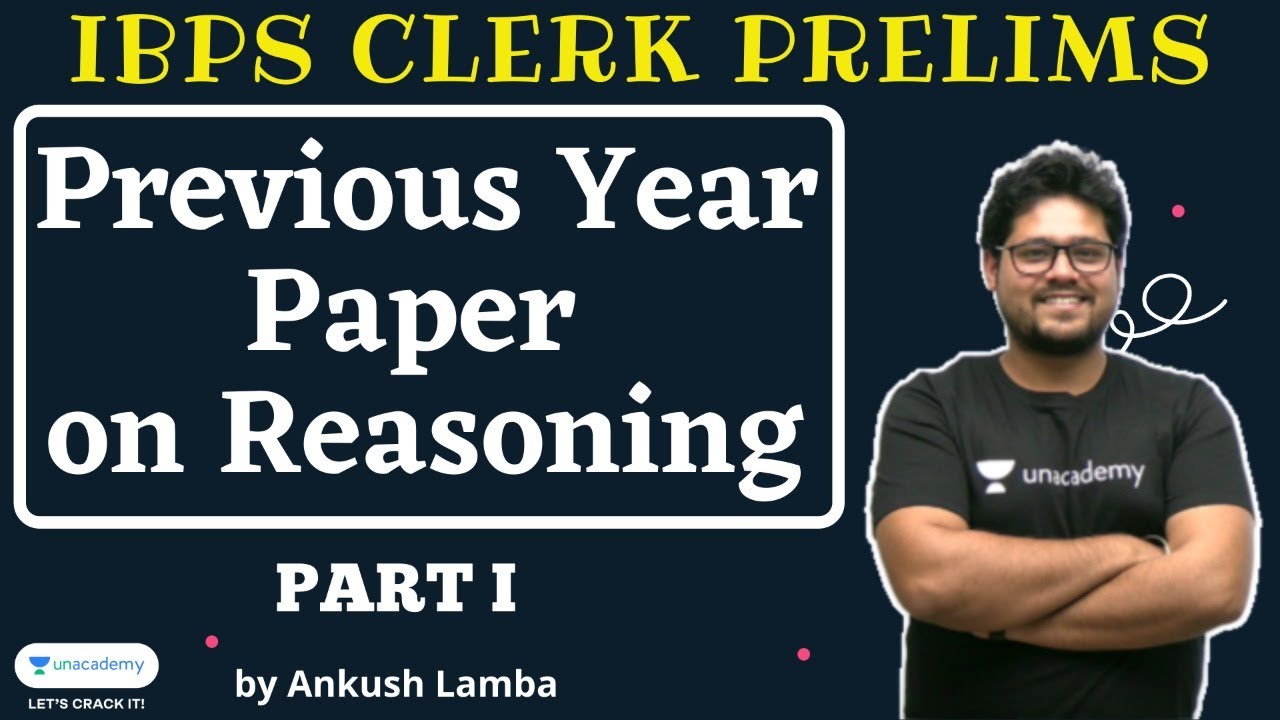 IBPS Clerk 2020 | Previous Year Paper on Reasoning | Set 1 | Ankush ...