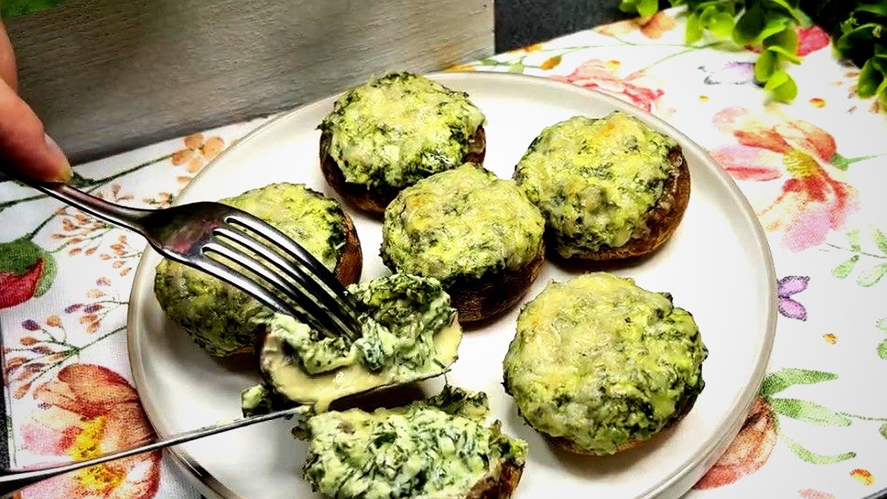 No te imaginas lo ricos que quedan estos champiñones rellenos