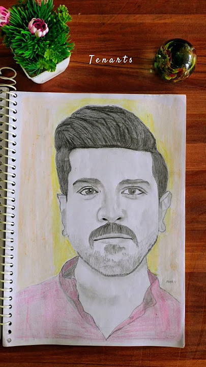 RAM CHARAN KONIDELA #ytshorts #drawing #trending #shorts #artist
