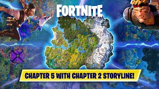 Fortnite Map Concept - Chapter 5 With Chapter 2 Story!
