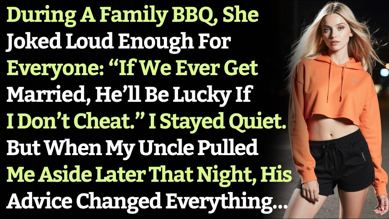 Во время семейного барбекю она пошутила достаточно громко для всех: «Если мы когда-нибудь поженим...