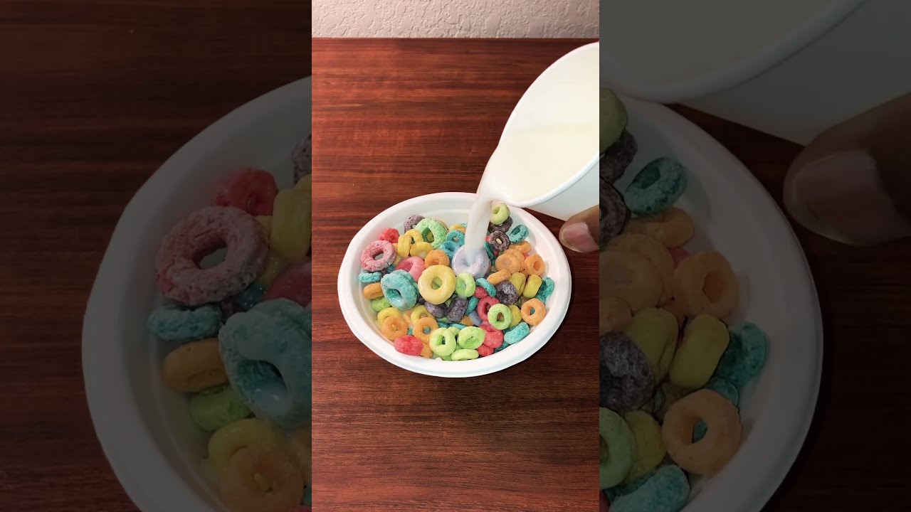 Froot Loops MEGA Mix Ups Treat Yummy Sweet Good Breakfast Cereal Mega Shorts Frootloops