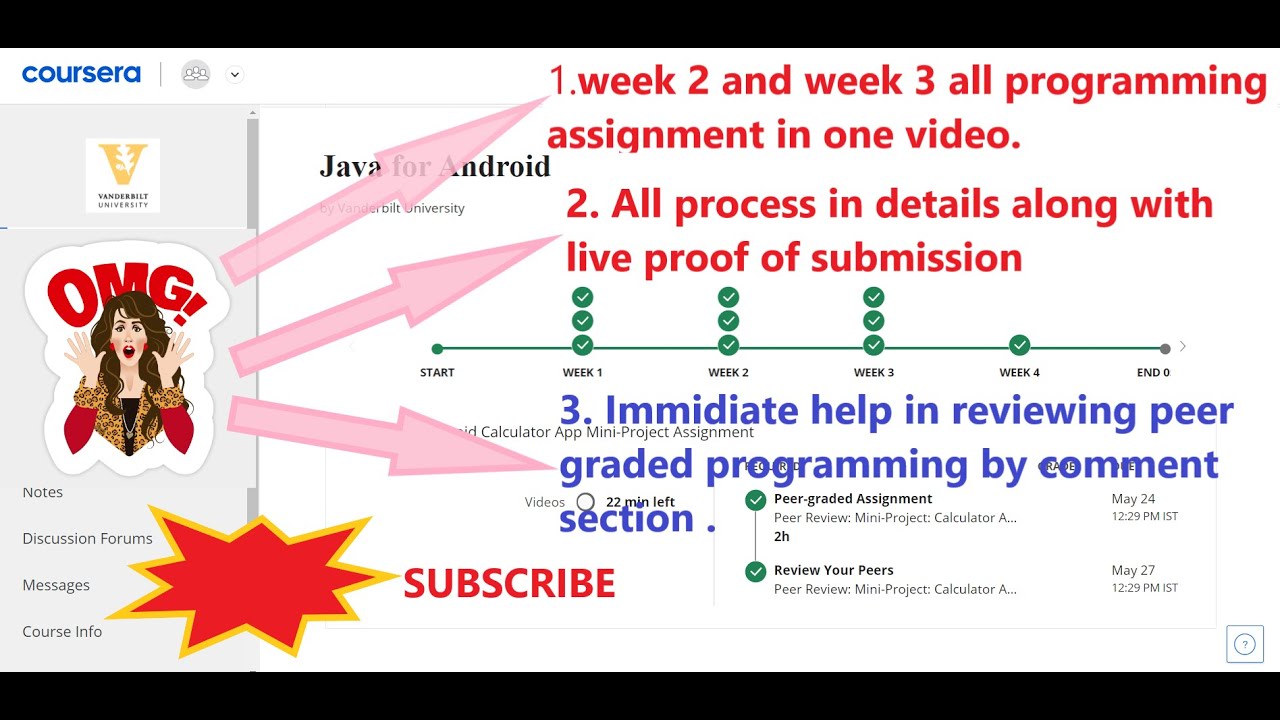 coursera java for android assignment answers