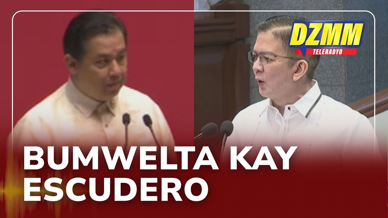 Romualdez to Escudero’s privilege speech: DDS script | DZMM Teleradyo ...
