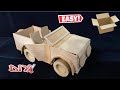 HOW TO MAKE CAR FROM CARDBOARD ||