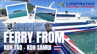 Koh Tao Ferry Koh Samui