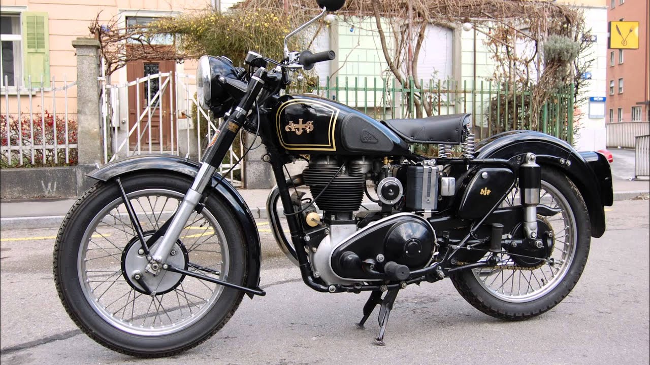 AJS 18S 500ccm, 1952 - YouTube