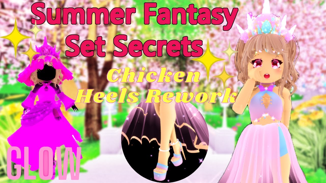 Summer Fantasy Set Secrets In Royale High / Chicken Heels Rework And ...