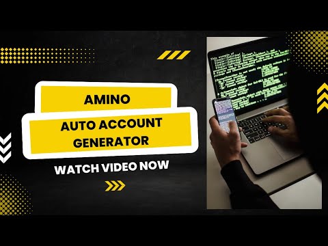 Auto Account generator tutorial video | Unlimited Amino accounts