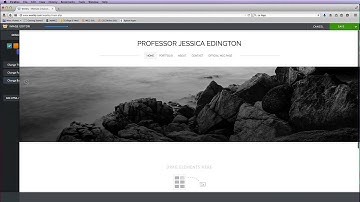 Weebly - Changing The Design