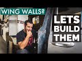 Building the wing walls on the sun cruiser build pt 4