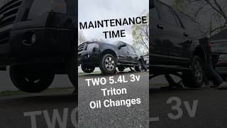Life with two 5.4L Fords... #oilchange #maintenance #diy #ford #mechanic