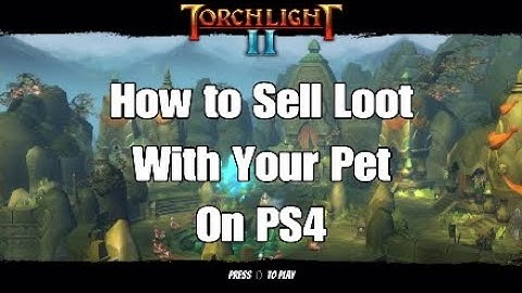 How to Sell Items with Your Pet - Torchlight 2 PS4