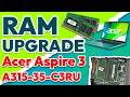 How to Upgrade RAM on Acer Aspire 3 A315-35-C3RU Laptop