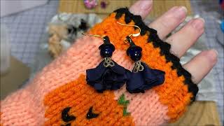 🐝 BeeBeeCraft 🎃 Halloween 🧙‍♀️ Witch 🧹 🧙 Earrings Jewelry Making Tutorial
