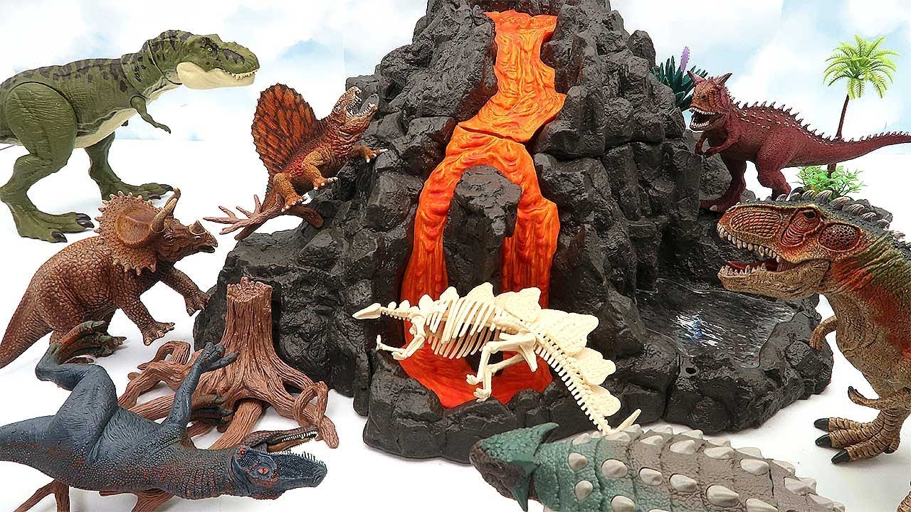 DIV Volcano Schleich Dinosaur Playset! Jurassic World 2 Fallen Kingdom