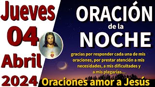 oración de la noche de hoy Jueves 04 de Abril de 2024 - Eclesiastés 10:12