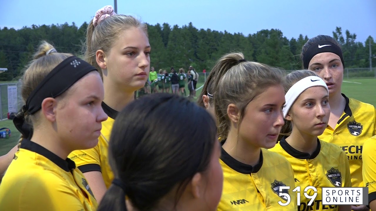 Minor Soccer (U16 Girls) Kitchener Spirit vs Waterloo United YouTube