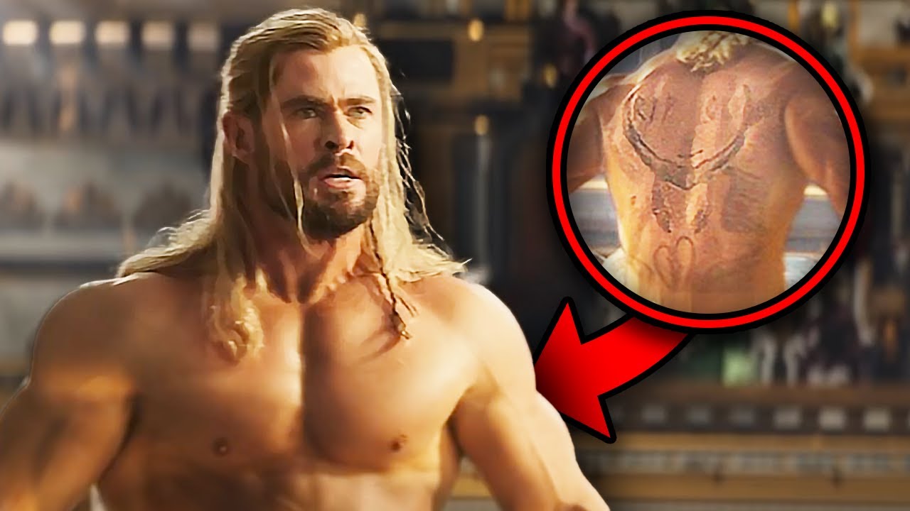 All of Thor's Back Tattoos Explained in Thor: Love and Thunder