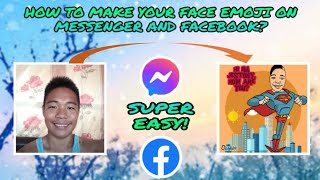 PAANO GUMAWA NG FACE EMOJI SA MESSENGER AT FB|HOW TO MAKE FACE EMOJI ON MESSENGER AND FB screenshot 1