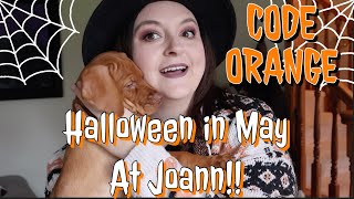 CODE ORANGE! Halloween in May at Joann?! | Shop with me and HAUL!