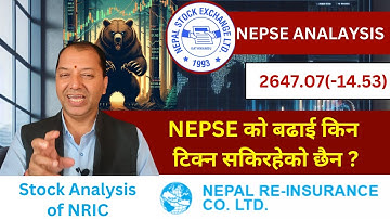 NEPSE Technical Analysis/NEPSE Daily Update/NEPSE Chart Analysis/NRIC Analysis/Raju Paudel.