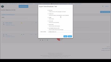 Voice Broadcast Export - FREE TRIALS