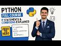 Python Full Course: If Statements & Conditions Explained | Zero to Hero" #learnpython #python