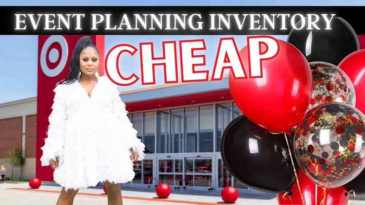 HOW TO BUILD YOUR EVENT PLANNING INVENTORY FOR CHEAP| 90% OFF AT TARGET 🎯 + HOBBY LOBBY 🏃‍♀️