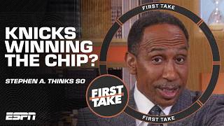 Knicks are WINNING THE CHIP 🗣️ Stephen A. has confidence in New York finishing the job! | First Take