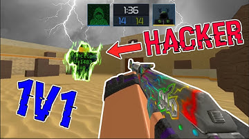 1v1ing a HACKER in Counter Blox (Super Close Game)