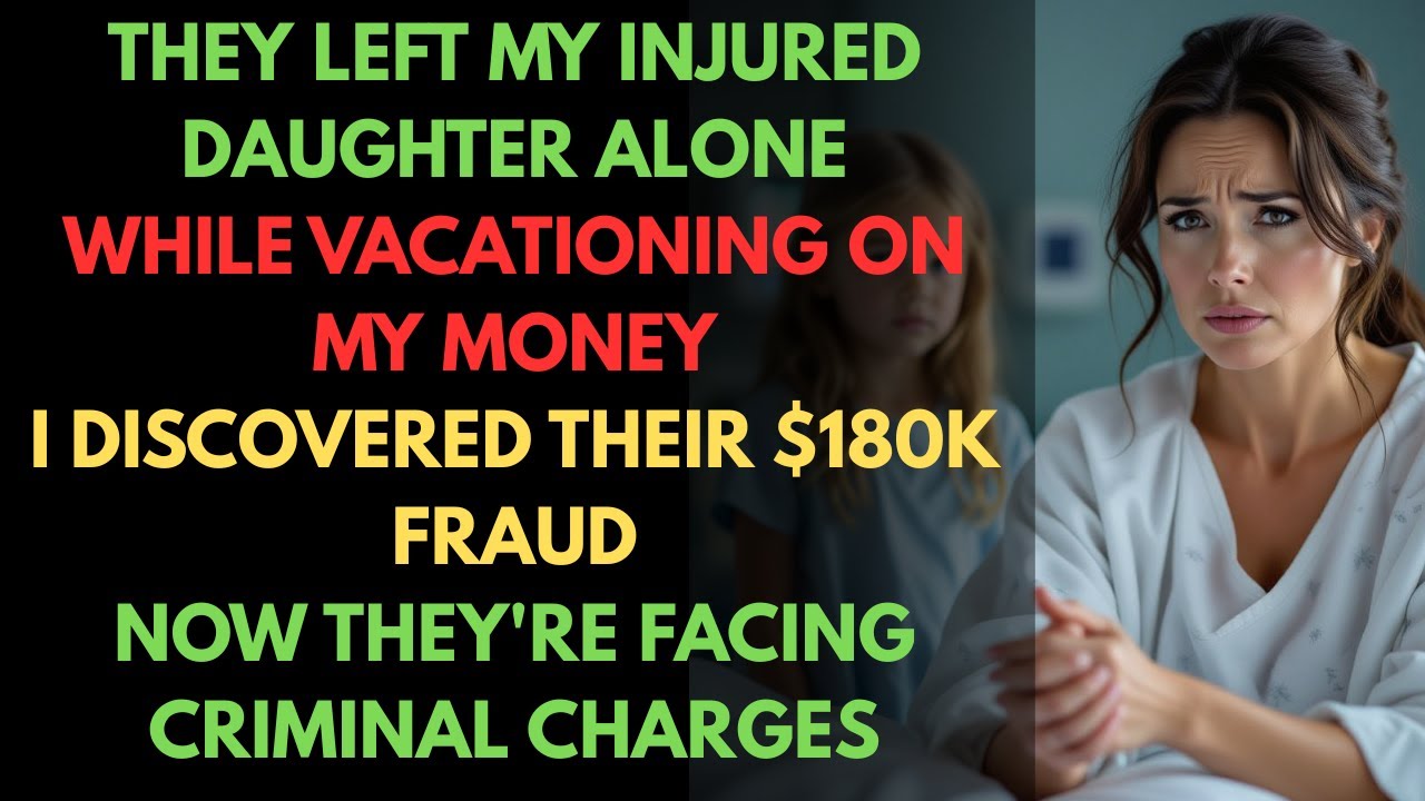 Parents Stole $180K & Abandoned My Injured Daughter—My Legal Background Made Them Regret Everything