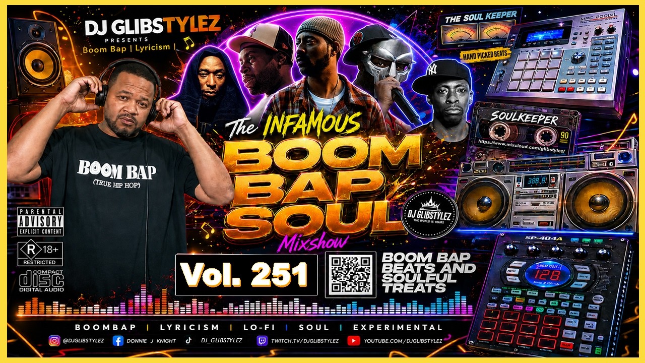 Watch DJ GlibStylez - The INFAMOUS Boom Bap Soul Hip Hop Mixshow Vol. 251 on YouTube Watch DJ GlibStylez - The INFAMOUS Boom Bap Soul Hip Hop Mixshow Vol. 251 on YouTube