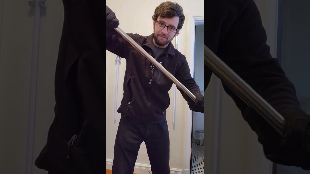 Collapsible Staff TESTED #nerd #selfdefense #martialarts #test