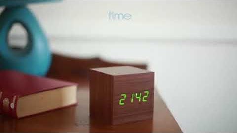 Cube Click Clock GINGKO