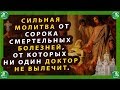 СИЛЬНАЯ МОЛИТВА ОТ СОРОКА СМЕРТЕЛЬНЫХ БОЛЕЗНЕЙ,ОТ КОТОРЫХ НИ ОДИН ДОКТОР НЕ ВЫЛЕЧИТ.✝☦