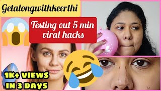 Hi all!! this video is an attempt to try out the viral hacks from 5
minute craft and turned be awesome fun. views provided in is...
