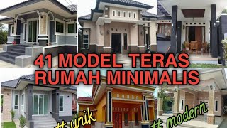 41 MINIMALIST HOUSE TERRACE DESIGN MODELS