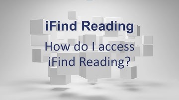 iFind Reading - How do I access iFind Reading?