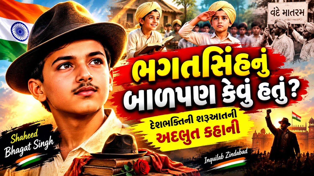 🇮🇳 ભગતસિંહનું બાળપણ કેવું હતું? દેશભક્તિની શરૂઆતની અદ્ભુત કહાની #viralvideo #trendingvideo #short 🚩🙏