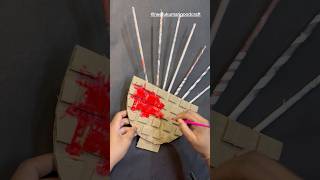 Cardboard and Newspaper craft ideas/Wall hanging/Wall decor ideas/Newspaper wall hanging