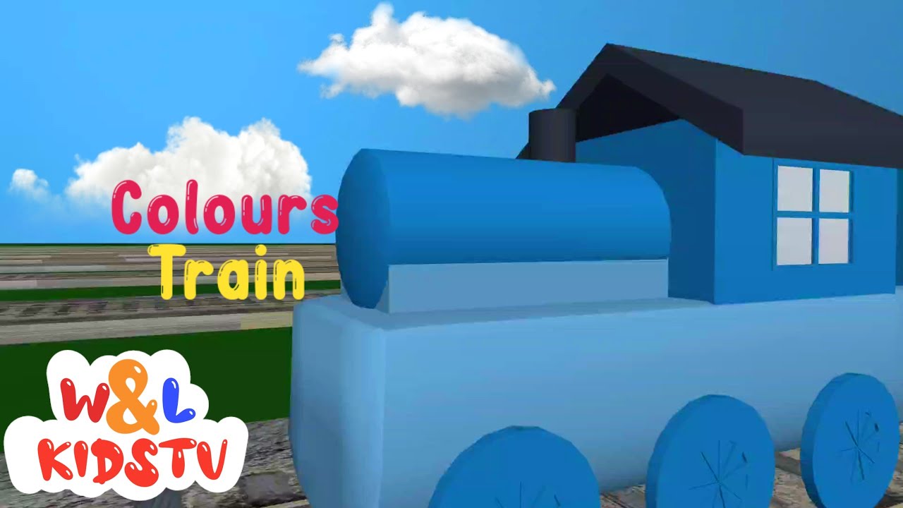 Colours Train For Kids Colours Name Write & Learn KidsTv - YouTube