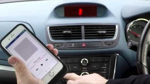 How to stream audio through the bluetooth system in a Vauxhall Mokka 1 7 CDTi eco FLEX 16v Exclusiv