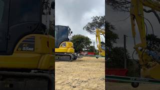 Digger Tows Digger 🤯 #canyoudigitnz #hawkesbay #newzealand