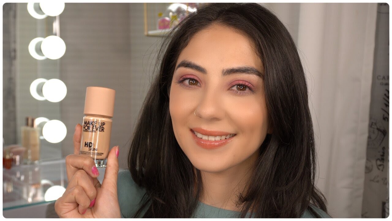 NEW MAKEUP FOREVER HD UNDETECTABLE LONG WEAR FOUNDATION | REVIEW + WEAR TEST!