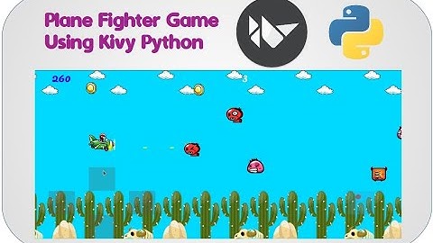 Plane Fighter Game Using Kivy Python #kivy #python
