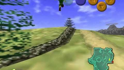 The Legend of Zelda Ocarina of Time: Fun Flying (Flying Hack)