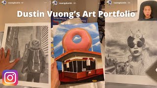 Dustin Vuong Instagram Stories: Art